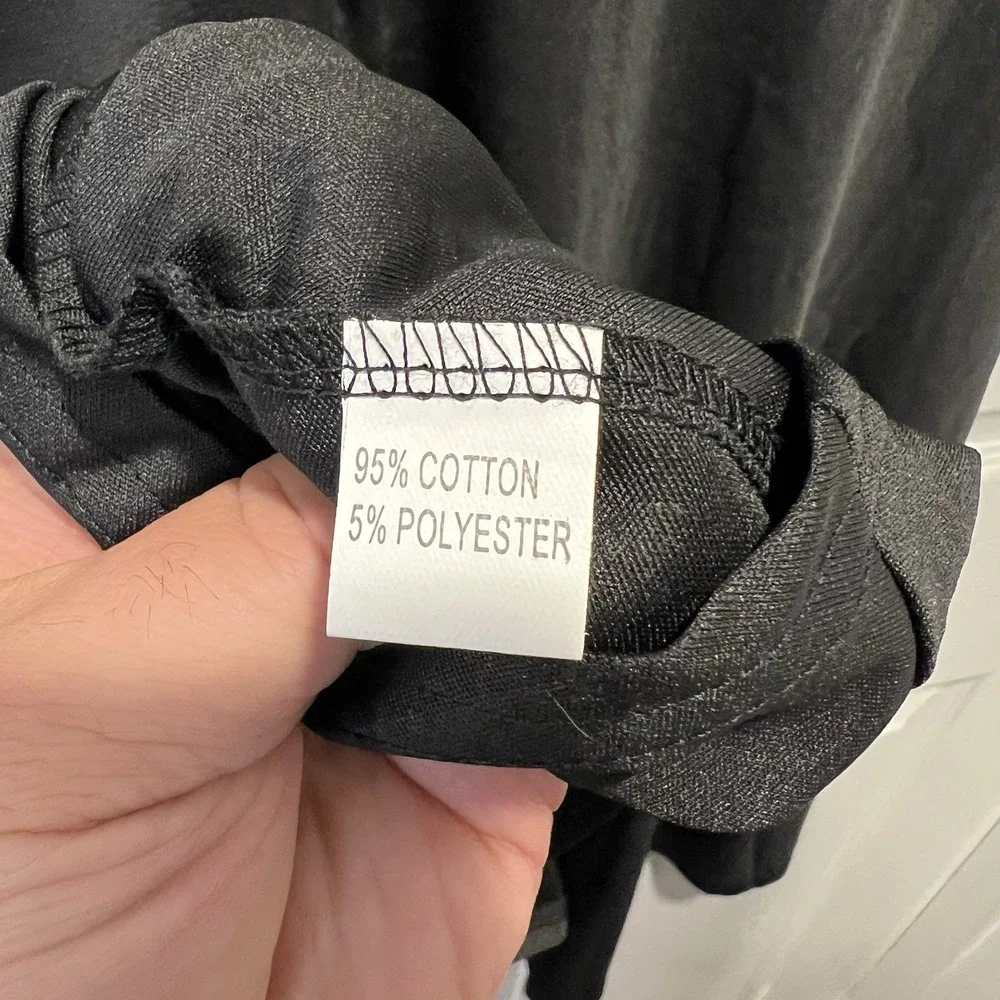 Black A-line sleeveless cocktail dress with a Floral lace top Size XXL - Picture 9 of 10